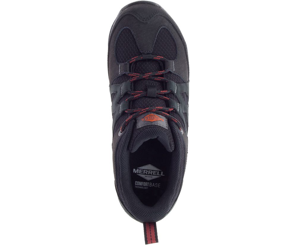 Merrell Hiking Shoes Black - Siren Alloy Toe Work - Womens 48UDGZRWP